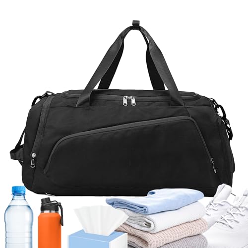 Gym Bag, Fitness Bag, 22.44x11.02x11.02 Inches Waterproof Durable Backpack, Ventilated Pocket, Multi-Storage Organizer, Sports Travel Bags for Yoga Basketball Swimming Dorm Business Trip Use von Uonguon