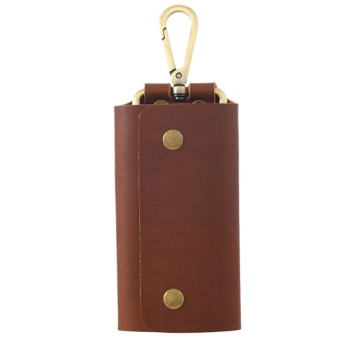 Key Wallet, PU Leather Men Wallet, 6.3x2.36 Inches Compact Coin Purse, Multi-Functional Organizer, Secure Zipper Storage Bag for Home, School, Workplace, Waist Carry von Uonguon