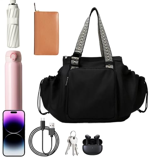 Travel Storage Cradle Bag, Yoga Organizer Duffel Bag with Multiple Compartments, Large Capacity Women Daypack for Teachers, Students, Nurses, Sisters and Friends von Uonguon