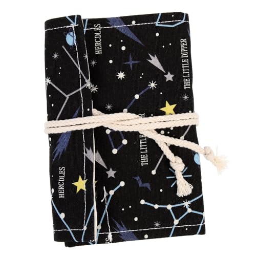 Roll Up Bleistiftetui Canvas Großer Organizer für Stifte Aufbewahrungstasche für Künstler Zeichnen von Uonlytech