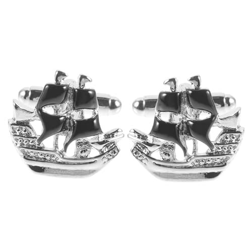 Uonlytech Manschettenknöpfe Mit Segelboot- Für Herrenanzüge Und Business-kleidung Hemd-accessoires Edles Design Langlebige von Uonlytech