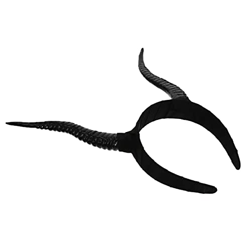 Uonlytech 1 Pcs Halloween Party Stirnbänder Cosplay Gothic Dark Teufel Horn Stirnband Kostüm Kopfschmuck für Halloween Chrismas Party von Uonlytech