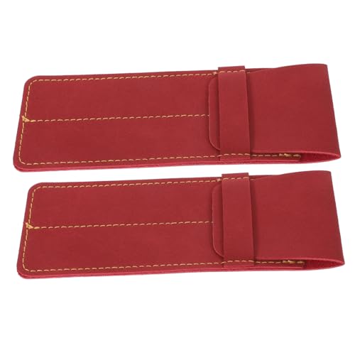 Uonlytech 2stücke Stifthülle Aus Leder Für Krankenschwestern Stifttasche Mit Stifteinstecktasche Taschenschutz Für Stifte Wiederverwendbare Stiftschutztaschen Kleine Stiftorganizer von Uonlytech