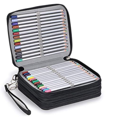 Uonlytech 1 Stück Malpinseltasche Federmäppchen Stiftetasche Bleistiftbeutel Organisierter Bleistiftbeutel Schreibwaren Organizer Einfache Schreibwarentasche Pinselhalter von Uonlytech