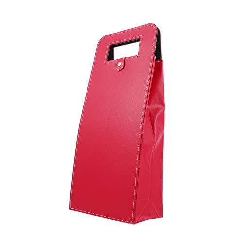 Uonlytech 1 Stück Rotwein Tragetasche Leder Robuste Flaschentasche für Flaschen Wiederverwendbare Weinverpackung für und Besondere Anlässe und Langlebig Partys und Anlässe von Uonlytech