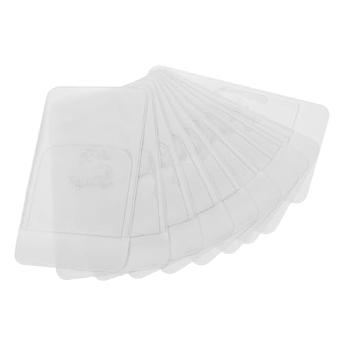 Uonlytech 10stücke PVC Pen Pouch Für Hemdtaschen Stift-Organizer Für Ärzte Und Transparent Für Büro Und Labormäntel von Uonlytech
