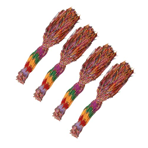 Uonlytech 100stücke Fünf Farben Handgewebtes Armband Für Damen Und Herren Verstellbares Farbenfrohes Handgelenkband Für Tägliche Schmuckstücke Und Geschenke Zum Freundschaftsband von Uonlytech