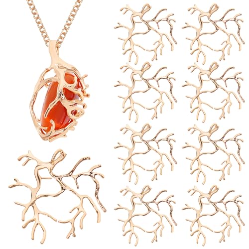 Uonlytech 10stücke Ast-haarclips Dekorative Haarspangen Für Frauen Braut-haaraccessoires Mit Ast-anhänger Metall-haarornamente Für Besondere Anlässe von Uonlytech