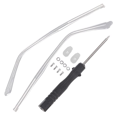Uonlytech 1Paar Brillenbein Zubehörset Universelle Brillenbeine Robustem Metall Transparent für Brillen und Sonnenbrillen Leicht Komfortabel und Hautfreundlich für Damen von Uonlytech