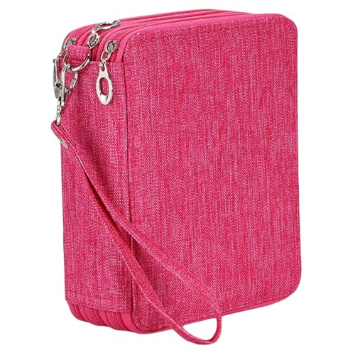Uonlytech 1Pc Malerei Pinsel Tasche Bleistift Fall Bleistift Veranstalter Malerei Stift Tasche Bleistift Lagerung Tasche Schreibwaren Tasche Rosy von Uonlytech