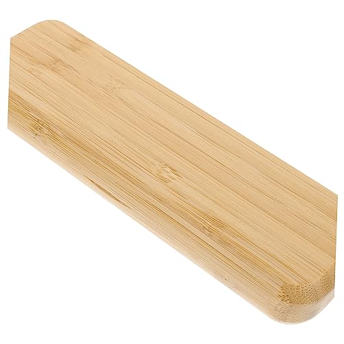 Uonlytech 1Stück Einzelner Stiftkoffer aus Holz Natürliche Schreibwarenbox für Stift Retro Design und Tragbar für Schreibtischorganisation und von Uonlytech