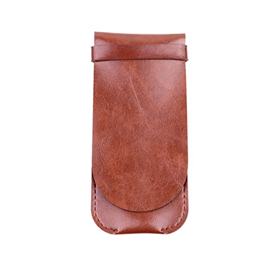 Uonlytech 1Stück Stiftschutzhülle aus Leder Vintage Design Multifunktionale Stiftetasche für Büro Schule und Zuhause für Schreibutensilien und von Uonlytech