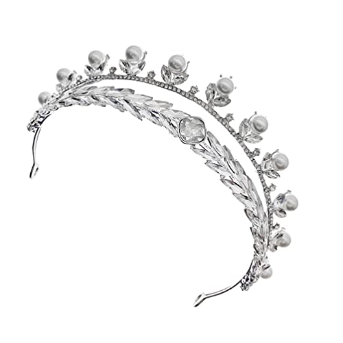 Uonlytech 1stk Ohr-strass-krone Brautgeschenke Kristall Tiara Prinzessin Party-kopfbedeckung Kopfschmuck Haarschmuck Strass-stirnbänder Hochzeit Diademe Strasssteine Legierung Frau von Uonlytech