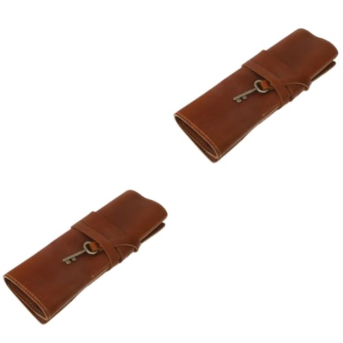 Uonlytech 2 Stück Stift Vorhangstiftbeutel Kind Netter Bleistiftbeutel Wickeln tragbar bleistifte Rollmäppchen Stiftverpackungstasche Schulstiftbeutel Federmäppchen Crazy-Horse-Leder Uonlytech 2 Stück Stift Vorhangstiftbeutel Kind Netter Bleistiftbeutel Wickeln tragbar bleistifte Rollmäppchen Stiftverpackungstasche Schulstiftbeutel Federmäppchen Crazy-Horse-Leder von Uonlytech