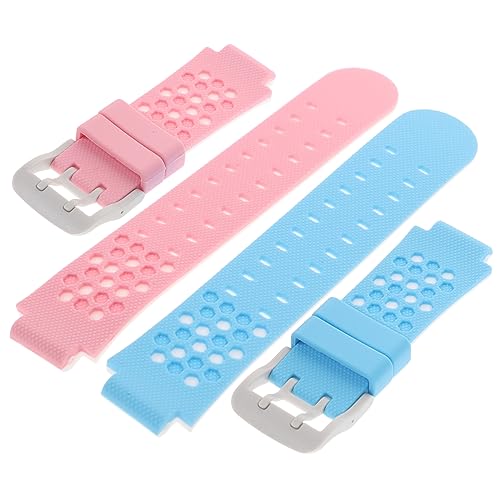 Uonlytech 2 Stück Telefonuhr Armband aus Langlebigem Schnellverschluss Kompatibel mit Weiß Weiß Je Eins Perfektes Ersatzband für Jungen von Uonlytech