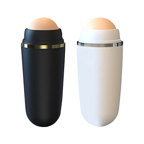 Uonlytech 2 Stücke Absorbierende Vulkan Roller Vulkan Absorbierender Roller Ölssistent Gesicht Walzen für Frauen Mädchen Haut von Uonlytech