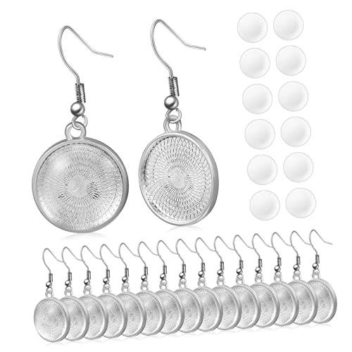 Uonlytech 20 Paare Sublimations Ohrring Rohlinge mit Drahthaken Diy Schmuckherstellung Blanko Ohrhänger Selbstgestalten Komfortabel Glatt Vielseitig für Kreative Ohrschmuck Projekte von Uonlytech