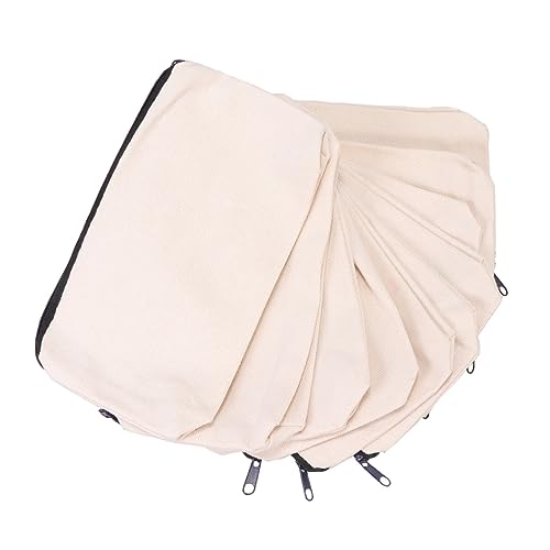 Uonlytech 20stücke Teiliges Canvas Federmäppchen Mit Reißverschluss Vielseitige Tragbare Stifte Und Kosmetiktasche Für Schule Büro Und Reisen Für Münzen Stifte Und Mehr von Uonlytech