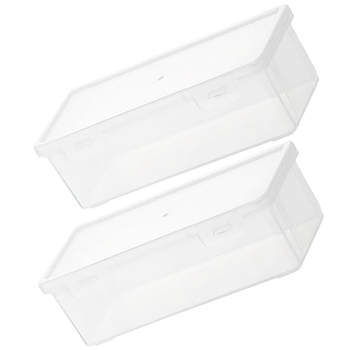 Uonlytech 2stücke Schreibwaren-Organizer-Box Aus Stift Aufbewahrungsbox Mit Deckel Bleistift-aufbewahrungsbox Für Schüler Und Junge Mädchen Großes Federmäppchen Mit Kapazität Für von Uonlytech