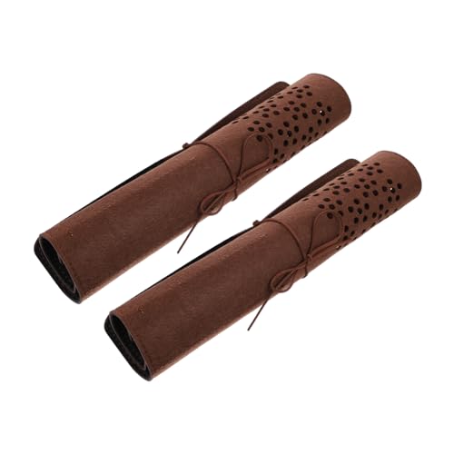 Uonlytech 2stücke Pinselhalter Für Kalligraphiepinsel Kompakt Und Reisefertig Mit Riemen Verschließbar Passt in Taschen Für Schule Büro Und Reisen von Uonlytech