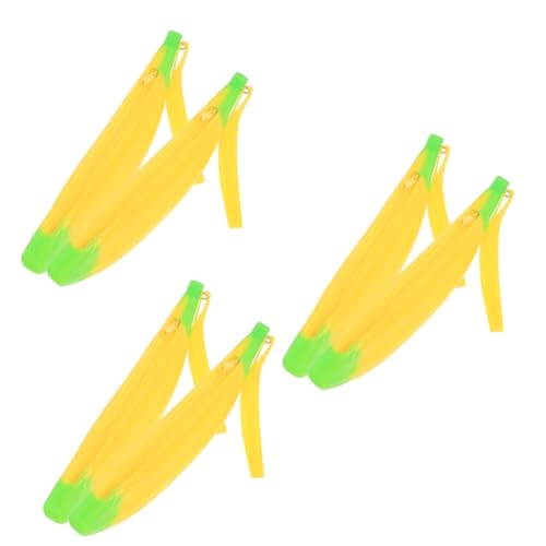 Uonlytech 3 Sätze Silikon Federmäppchen Im Cartoon Bananen Design Große Kapazität Für Stifte Und Schreibwaren Organizer 2 Stück * 3 von Uonlytech
