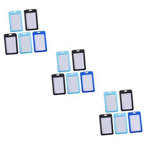 Uonlytech 3 Sätze Teiliges Set Schiebedeckel Ausweis Halter Aus Abs Kunststoff Zufällige Farben Für Id Karten Kreditkarten Bibliothekskarten Für Büroangestellte 5 Stücke * 3 von Uonlytech