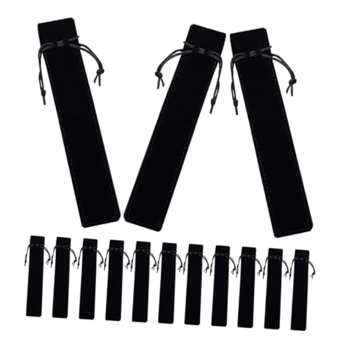 Uonlytech 30stücke Kordelzug Stiftbeutel Weichem Stoff Schützt Kugelschreiber Und Füllfederhalter Und Leicht Für Büro Schule Oder Für Stifte Und Schreibwaren von Uonlytech