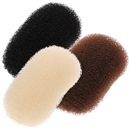 Uonlytech 3Pcs Bump It Up Volume Haar Basis Set Schwamm Volumen Bump Einsätze Haar Basen Up Kamm Clip für Frauen DIY Frisuren(zufälliger Stil) von Uonlytech