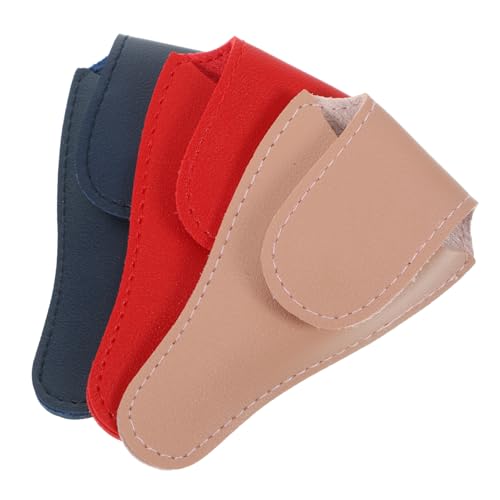 Uonlytech 3stücke Nagelscheren Schutztasche Etui Für Pediküre-scheren Aus Hochwertigem Pu-material Elegantes Und Praktisches Design Vielseitig Einsetzbar Und Stylisch von Uonlytech