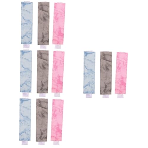 Uonlytech 4 Sätze Notebook-stifttasche Beutel Ärmel Notizbuch Federmäppchen Elastischer Stifthalter Notebook-stifthalter Stifthalter Mit Gummiband Stifthülle Pu Zufällige Farbe 3 Stück * 4 von Uonlytech