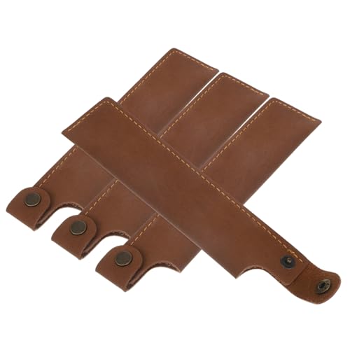 Uonlytech 4 Stück Stiftabdeckung Schutzschutzabdeckung Fall Kleiner Stifthalter Etui Federmäppchen Einzelner Stifthüllenhalter Stiftbeutel Hülse Für Einzelstift Stifthalterbeutel Pu von Uonlytech