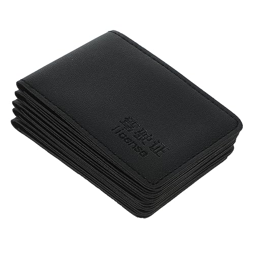 Uonlytech 5 Stück Führerscheinhalter aus PU für Männer und Frauen Praktische Dokumentenmappe für Auto Papiere Eleganter Id Card Holder mit Mehreren Fächern für Feiertage und Geburtstage von Uonlytech
