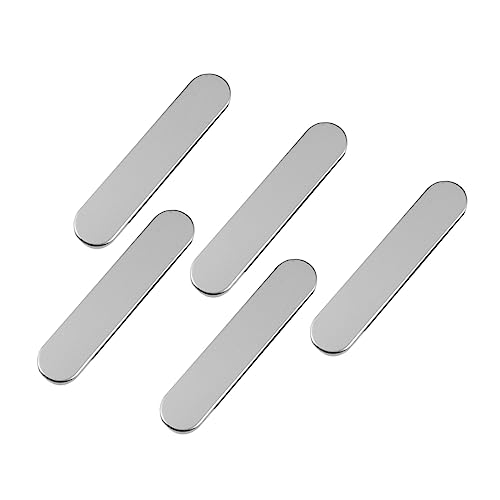 Uonlytech 5 Stück Kleine Metallstifte Box Teiliges Rechteckige Stiftaufbewahrung Praktische und Langlebige Metallbehälter für Schule und Zuhause Silberfarben Multifunktional von Uonlytech