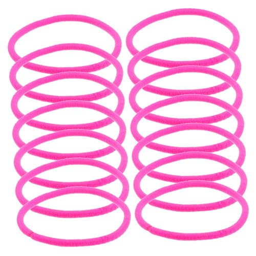 Uonlytech 50stücke Nylon-haargummis Elastische Gummibänder Pferdeschwanzhalter Haarseile Für Erwachsene Und Junge Mädchen Fluoreszierendes von Uonlytech