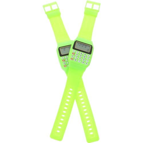 Uonlytech 6 STK Digitaluhr Für Herren Kinderuhren Rechneruhren Für Herren Taschenrechner-Armbanduhr Für Kinder Auf Jungs Achten Deutlich Multifunktionsuhr Hand Mann Uhrentyp Tracking-gerät von Uonlytech