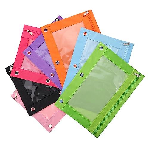 Uonlytech 7 Stück Teiliges Federmäppchen Stifttaschen aus Strapazierfähigem Material Multifunktionale Aufbewahrungstaschen für Schule von Uonlytech