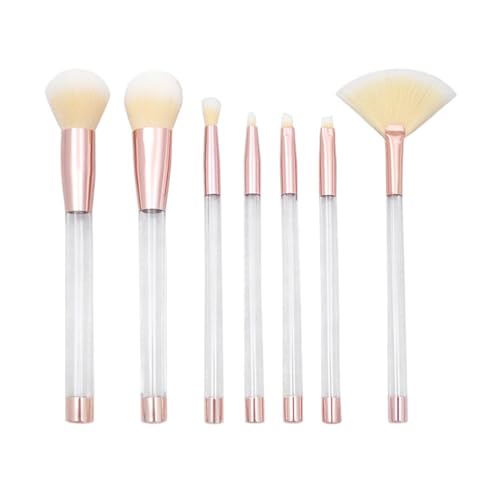 Uonlytech 7st Kosmetikpinsel-set Make-up-pinsel Mit Leerem Griff Glitzer-make-up-pinsel-kit Mattes Make-up Bilden Professionelles Make-up-pinselset Blitzanzug Mattes Puder Damen Das Gesicht von Uonlytech