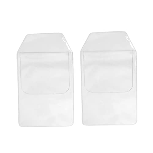 Uonlytech 8Stücke Trapezförmiger Stifttaschenschutz Auslaufsichere Pen Pouch für Stifte Bleistifte und Schreibwaren Geeignet als Kosmetische Tasche oder Handytasche Transparent von Uonlytech