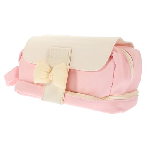 Uonlytech Adorable Stiftetasche Mit Reißverschluss Praktischer Tragbarer Bleistiftbeutel Mit Schleifenmotiv Für Schüler Und Lehrer Für Aufbewahrung Von Schreibwaren Und Bürobedarf von Uonlytech