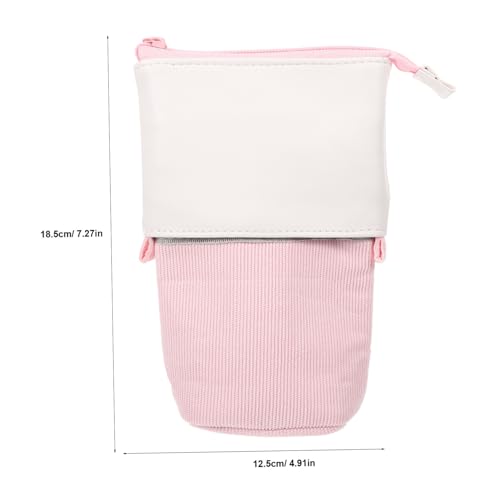 Uonlytech Bleistiftbeutel aus Cord Stiftbeutel mit Großer Kapazität Multifunktionale Schreibwarenaufbewahrung für Ordnung und Zugriff für Schule von Uonlytech