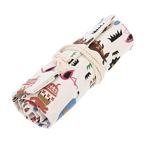 Uonlytech Bunter Bleistiftkoffer mit Fächern Tragbarer Bleistift Organizer für Faserstifte Farbbleistifte und Aquarellstifte für Künstler und Skizzenzeichner von Uonlytech