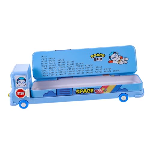 Uonlytech Cartoon Federmäppchen Große Kapazität Stiftebox mit Deckel Tragbares Aufbewahrungsbox für Bleistifte Pinsel und Zeichenutensilien für Schule und Freizeit von Uonlytech