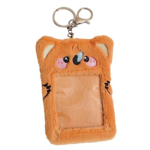 Uonlytech Ausweishalter-Clip Aus Plüsch Postkartenhalter Kartenhüllen Aus Plüsch Für Spielkarten Fotos Sammlerstücke Langlebig Und Schmutzabweisend von Uonlytech