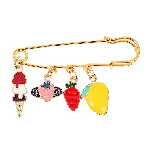 Uonlytech Elegante Damen Brosche aus Legiertem Cartoon Design Anstecknadel für Kleidung Sicherer Schal und Pulloverclip Rostfrei und Langlebig für Formelle und Anlässe von Uonlytech