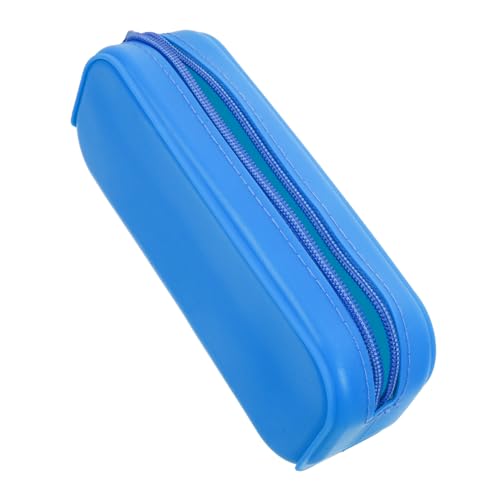 Uonlytech Federmäppchen Aus Silikon Ästhetische Bleistifttasche Kleiner Organizer Für Stifte Lineale Und Notizen Leicht Tragbar Mit Glattem Reißverschluss von Uonlytech