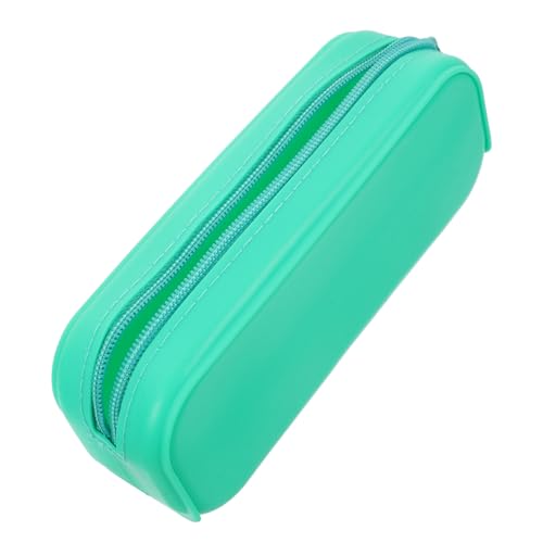 Uonlytech Federmäppchen Etui Rosa Farbstiftkoffer Fall Beutel Erwachsene Tasche Ästhetisch Klein Silikonstiftkoffer Light Green Kieselgel von Uonlytech