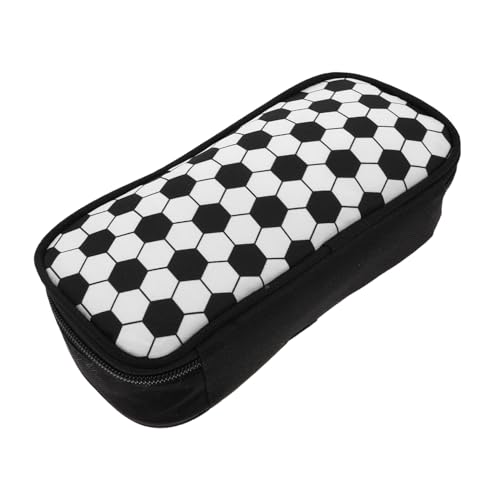 Uonlytech Fußball-Federmäppchen Reisestiftbeutel Back-to-School-Organisator School Bleistift Fall Schulschreiberorganisator Federmäppchen für Jungen Reisestiftkoffer Polyester von Uonlytech
