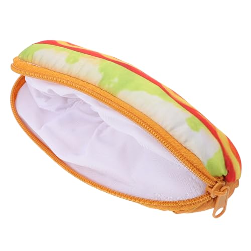 Uonlytech Pencil Bag Hot Dog Form Lustige Federmappe Für Schüler Leicht Und Schreibwaren-Accessoire Für Schule Und Büro Geeignet Für Stifte Marker Und von Uonlytech