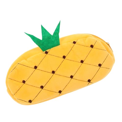 Uonlytech Großes Federmäppchen aus Weichem Plüsch mit Reißverschluss Niedliches Cartoon Bleistiftetui für Großes Schreibwarenetui mit Lustigem Design Kawaii Stiftetui für Mädchen von Uonlytech