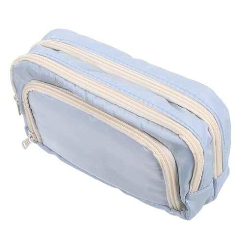 Uonlytech Großes Federmäppchen mit Fächern Geräumiges Stiftemäppchen für Schule und Reisen Vielseitiger Organizer für Kunstbedarf und Schreibwaren Leicht Tragbar und Robust aus Polyester von Uonlytech